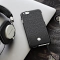 Miniatyrbild 5 av 5: Just Mobile Quattro Läderfodral för Apple iPhone 6(S) Plus - Svart Svart