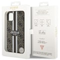 Miniatyrbild 8 av 8: Guess iPhone 11/XR Mobilskal MagSafe Printed Stripes - Brun