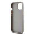 Miniatyrbild 7 av 8: DKNY iPhone 15/14 Plus Mobilskal Läder Mono Stripe & Metal Logo Beige