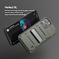 Miniatyrbillede 8 af 10: VRS DESIGN Damda QuickStand Skal iPhone 12 Mini - Grön