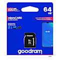 Miniatyrbild 2 av 5: Goodram Microcard 64 GB micro SD XC UHS-I class 10 memory card