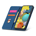 Miniatyrbild 5 av 7: Galaxy A12 5G (2020/2021) Plånboksfodral Magnet Stand - Blå