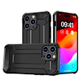 Miniatyrbild 2 av 11: iPhone 15 Pro Mobilskal Hybrid Armor - Svart Svart
