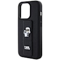Miniatyrbild 11 av 11: KARL LAGERFELD iPhone 13 Pro/13 Mobilskal Gripstand Saffiano Pins Svart