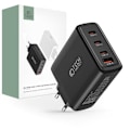 Miniatyrbild 1 av 4: Tech-Protect 4-Port Väggladdare 3x USB-C/1x USB-A PD100W - Svart