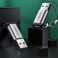Miniatyrbild 4 av 6: UGreen USB-C Hane till USB Hona Adapter - Grå
