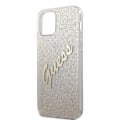 Miniatyrbild 6 av 8: Guess iPhone 12 Pro Max Skal Glitter Gradient Script - Guld Gul