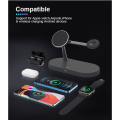Miniatyrbillede 2 af 11: 3i1 Magsafe trådløs oplader iPhone / Apple Watch / AirPods Svar Black