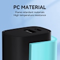 Miniatyrbild 6 av 10: Wozinsky USB-A USB-C 20W Väggladdare - Svart