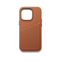 Miniatyrbild 2 av 7: Mujjo iPhone 14 Pro Skal Korthållare Full Läder - Tan