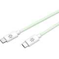 Miniatyrbild 1 av 3: CELLY USB-C till USB-C kabel 60W 1.5m - Grön