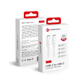 Miniatyrbild 5 av 5: Forcell USB-C till USB-C Kablar 50m - Vit