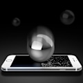 Miniatyrbild 2 av 6: [1-PACK] Härdat Glas Skärmskydd iPhone 8 Plus / iPhone 7 Plus - Vit Vit