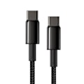Miniatyrbild 3 av 5: Baseus USB-C till USB-C kabel 100W 5 A 1m Svart Svart