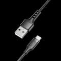 Miniatyrbild 3 av 3: Veger USB-C till USB-A kabel 1.5m 2.4A - Svart