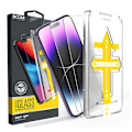Miniatyrbild 1 av 11: LIVSTIDSGARANTI - BOOM iPhone 13 Pro Max Härdat Glas Skärmskydd - 2 Pack