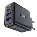 Miniatyrbild 2 av 7: Acefast A57 PD 35W GaN Väggladdare 2 x USB-A + USB-C - Svart Svart