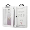 Miniatyrbild 8 av 8: Guess iPhone 12 Pro Max Skal Glitter Gradient Script - Rosa Rosa