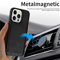 Miniatyrbild 2 av 10: iPhone 15 Plus Plånboksfodral 2-in-1 Detachable - Svart Svart