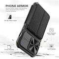Miniatyrbild 4 av 10: iPhone 14 Pro Max Plånboksfodral PU Läder Shockproof  - Svart Svart