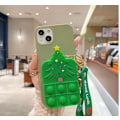 Miniatyrbild 1 av 6: X-mas Tree Silicone Skal iPhone X / XS - Grön Grön