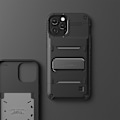 Miniatyrbild 11 av 11: VRS DESIGN Damda QuickStand Skal iPhone 12 Mini - Svart