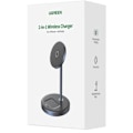 Miniatyrbild 9 av 9: Ugreen 2-in-1 Trådlös Laddare Magsafe Qi - Svart