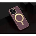 Miniatyrbild 2 av 10: BOOM iPhone 13 Pro Skal Magsafe Läder - Plum Röd