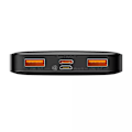 Miniatyrbild 4 av 10: Baseus Digital Display Snabbladdare 10000mAh 20W - Svart Svart