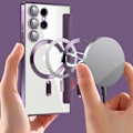 Miniatyrbild 4 av 5: Galaxy S24 Ultra Plånboksfodral Magsafe - Brun