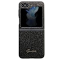 Miniatyrbild 2 av 8: Guess Galaxy Z Flip 5 Mobilskal Glitter Script - Svart Svart