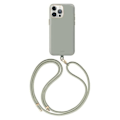 Miniatyrbild 1 av 2: UNIQ iPhone 15 Pro Max Halsbandsskal Magsafe Coehl Creme - Sage
