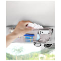 Miniatyrbild 3 av 11: Bil Solskydd Organizer med Zipper Pocket - Grå