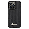 Miniatyrbild 3 av 7: Guess iPhone 14 Pro Max Mobilskal Disco Script Metal - Svart Svart