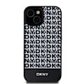 Miniatyrbild 4 av 9: DKNY iPhone 15/14/13 Mobilskal Magsafe Läder Printed Pattern Svart