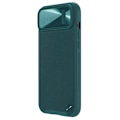 Miniatyrbild 3 av 11: Nillkin iPhone 14 Skal CamShield Läder S - Grön