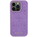 Miniatyrbild 3 av 8: Guess iPhone 15 Pro Mobilskal Läder Stamped - Lila