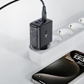 Miniatyrbild 5 av 7: Acefast A57 PD 35W GaN Väggladdare 2 x USB-A + USB-C - Svart Svart