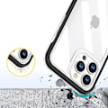 Miniatyrbild 1 av 9: iPhone 14 Pro Mobilskal Clear 3in1 - Blå