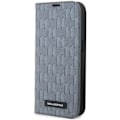 Miniatyrbild 1 av 7: KarlLagerfeld iPhone 14 Pro Max Plånboksfodral Monogram Silver
