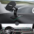 Miniatyrbillede 4 af 5: Ugrøn Magnetisk Bilholder Til Dashboard - Sort Black