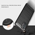 Miniatyrbillede 5 af 7: Carbon TPU Mobilcover til Xiaomi Mi 11i / Poco F3 - Sort Black