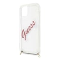 Miniatyrbild 5 av 6: Guess Skal iPhone 12 Mini Script Vintage Strap - Rosa Rosa