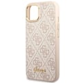 Miniatyrbild 6 av 8: GUESS iPhone 14 Plus Skal Vintage Gold Logo - Rosa