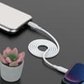 Miniatyrbillede 4 af 8: Dudao USB Type-C - Lightning Kabel 1M 20W PD L6S - Hvid Vit