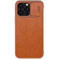 Miniatyrbild 3 av 11: Nillkin iPhone 14 Pro Plånboksfodral QinPro Läder - Brun