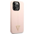 Miniatyrbild 4 av 8: GUESS iPhone 14 Pro Max Skal Silicone Triangle - Rosa