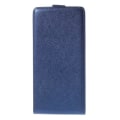 Pikkukuva 2 / 5: Cross Pattern Flip Case Sony Xperia Z3+ -puhelimelle - Tummansininen Blue