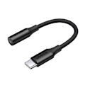 Miniatyrbild 1 av 5: Ugreen USB-C Till Audio Adapter 10cm - Svart