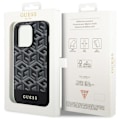 Miniatyrbild 11 av 11: Guess iPhone 14 Pro Max Mobilskal MagSafe GCube Stripes - Svart Svart